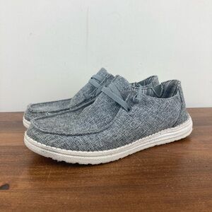 SKECHERS Men’s Relaxed Fit Memory Foam Slip-On Shoes Gray 210101 Size 8